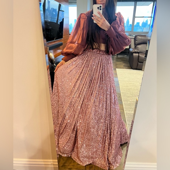 Rose vintage lehenga - Picture 2 of 7